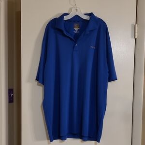 Greg Norman Collection Vibrant Blue Polo Shirt, XXL